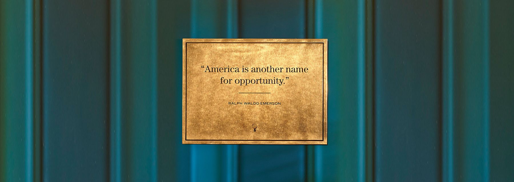 The plaque.