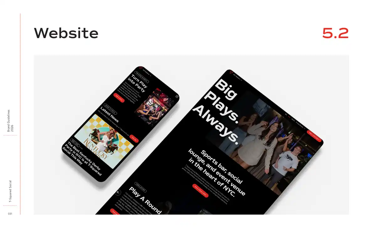 The website, from the 2026 brand guide.