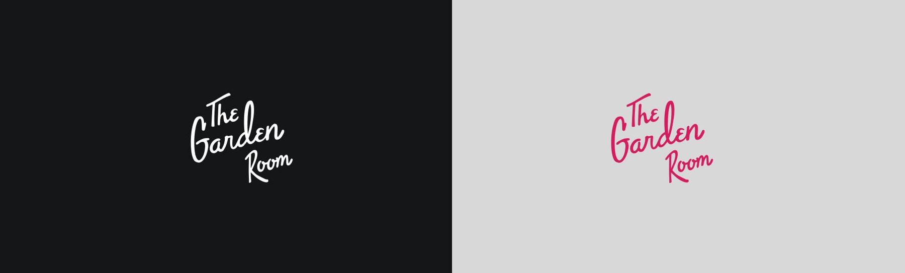 The mark, on dark and on light.